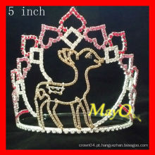 Beleza coloridos animal pageant crown à venda